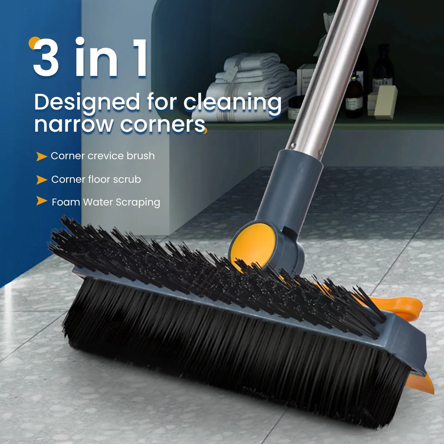 Versatile Floor Scrub Brush